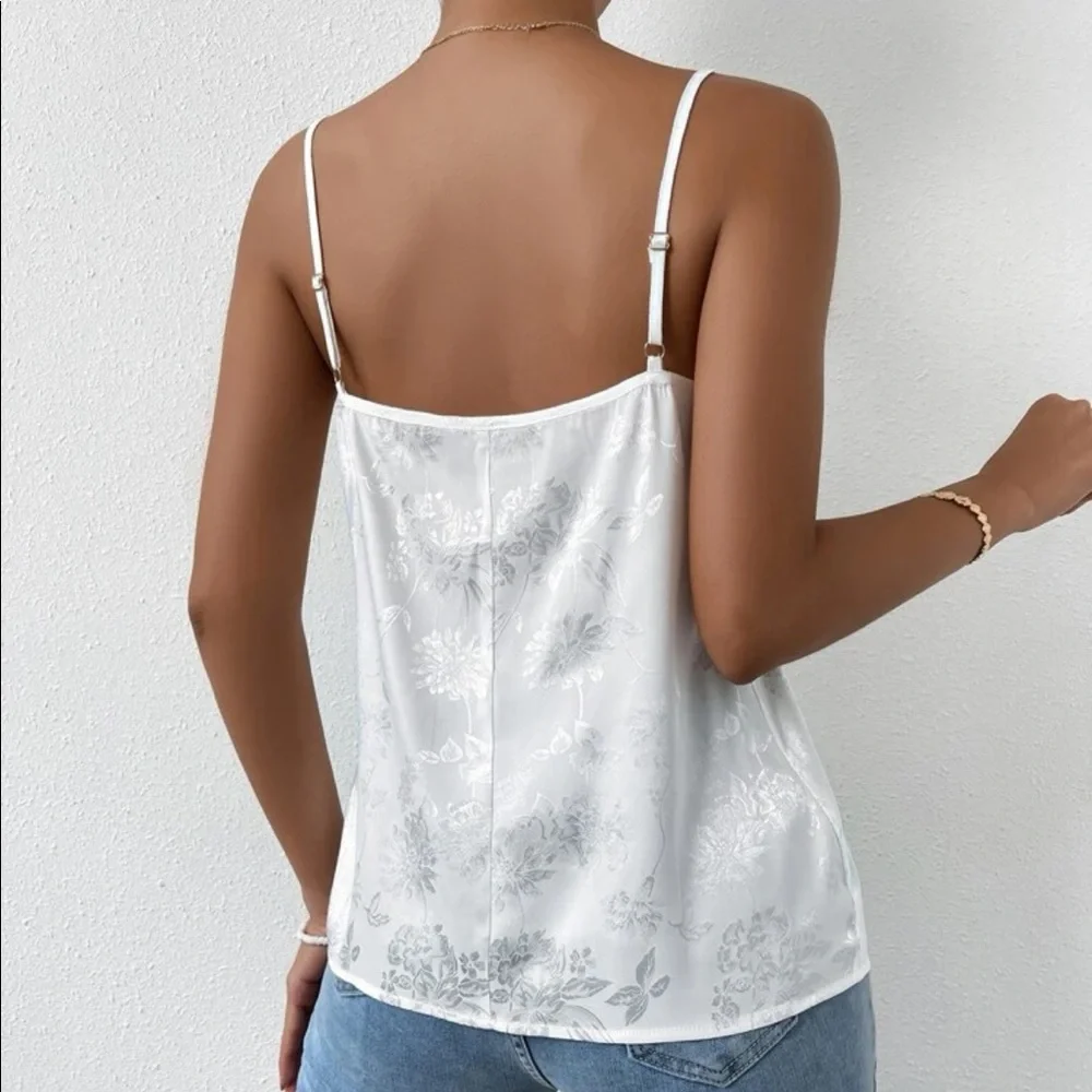 Boho satin lace detail blouse - Picture 10 of 16
